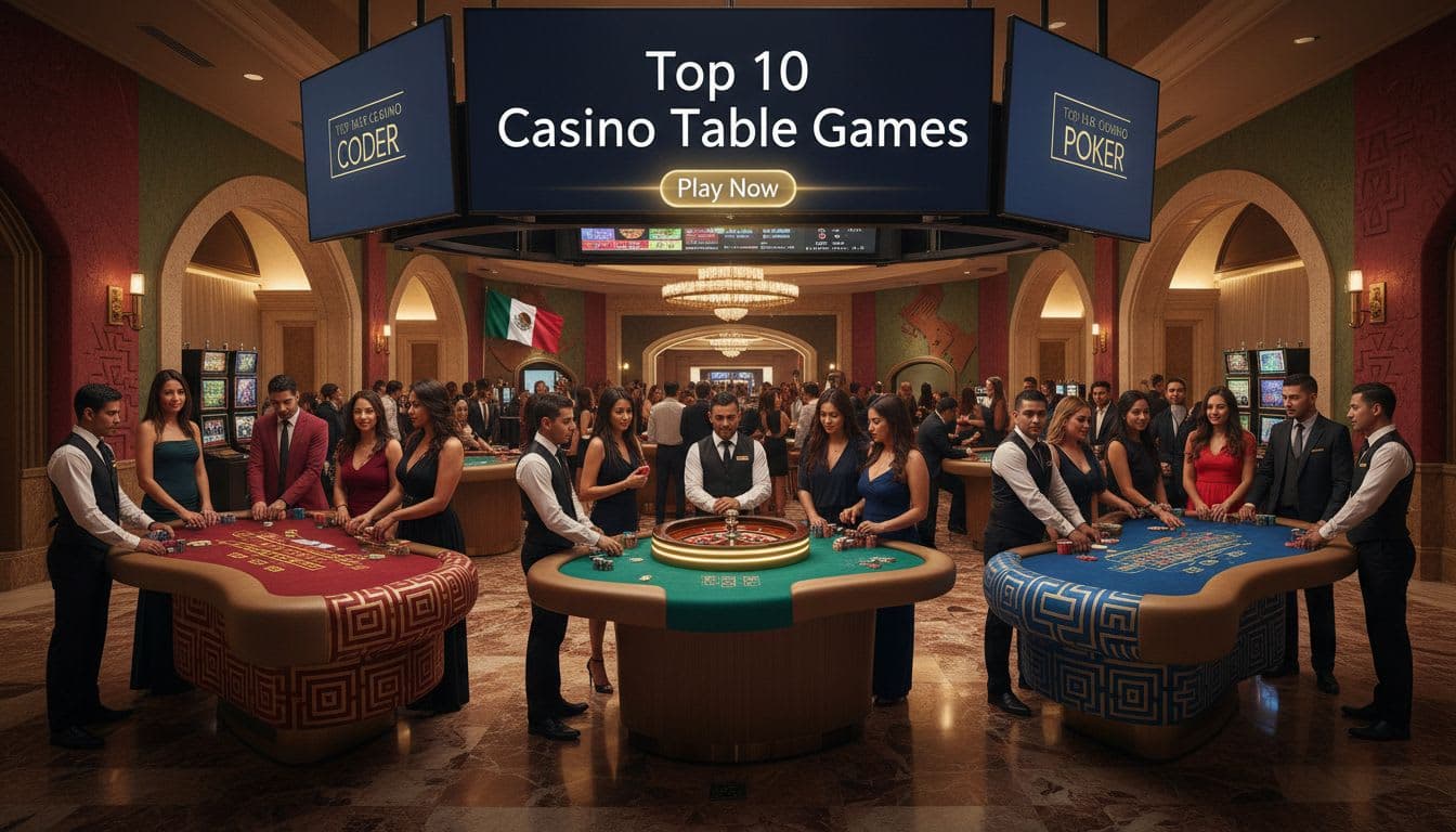 Top 10 Casino Table Games in Mexico image